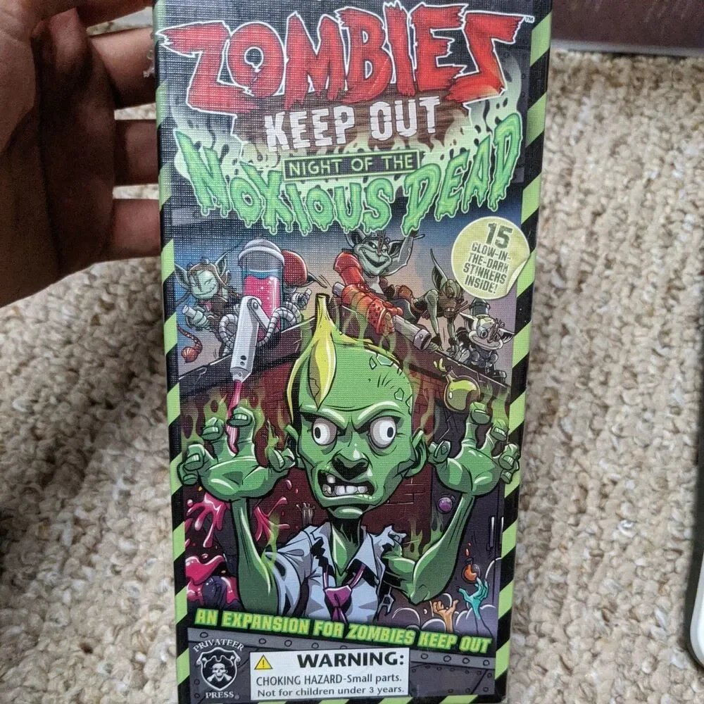 Zombies Keep Out Night of the Noxious Dead Board Game Expansion - Brand New